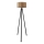 Lampe sur pied AYD 1xE27/40W/230V noire/marron