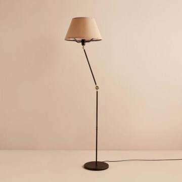 Lampe sur pied AYD 1xE27/40W/230V noire/marron