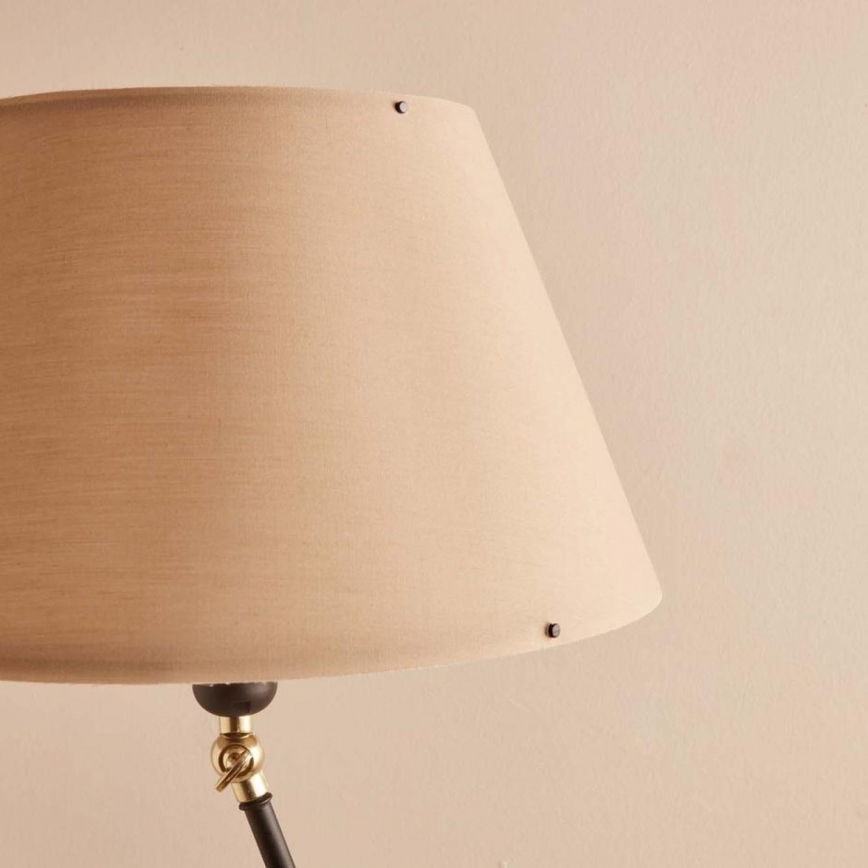 Lampe sur pied AYD 1xE27/40W/230V noire/marron