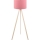 Lampe sur pied AYD 1xE27/40W/230V rose/beige