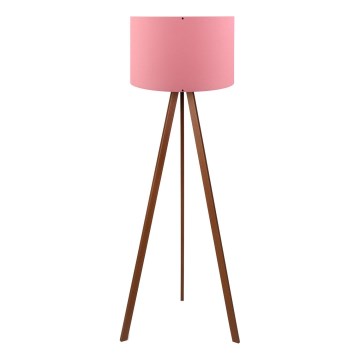 Lampe sur pied AYD 1xE27/40W/230V rose/marron