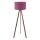 Lampe sur pied AYD 1xE27/40W/230V violette/marron