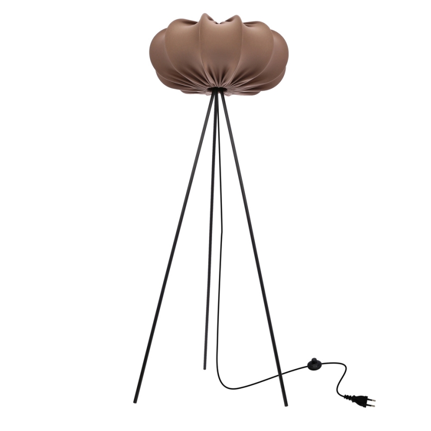 Lampe sur pied CAFEE 1xE27/40W/230V marron/noir