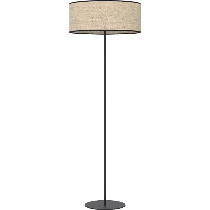 Lampe sur pied ECO 1xE27/15W/230V beige/rotin