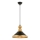 Lampe suspendue MONZA 1xE27/40W/230V, 30 cm noire/or