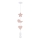 Lampe suspendue pour enfants TRIO 1xE27/20W/230V rose/blanc