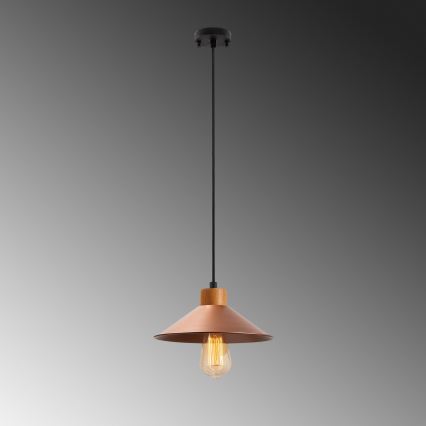 Lampe suspérieure MANAVGAT 1xE27/40W/230V cuivre/marron