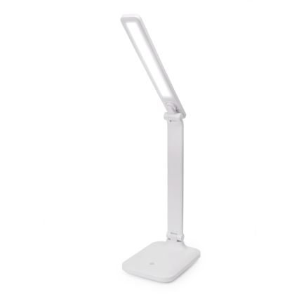 Lampe de table tactile à intensité variable avec charge sans fil et Port USB REMUS LED/5W/230V blanc