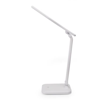 Lampe de table tactile à intensité variable avec charge sans fil et Port USB REMUS LED/5W/230V blanc
