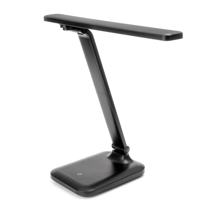 Lampe de table tactile à intensité variable avec charge sans fil et Port USB REMUS LED/5W/230V noir