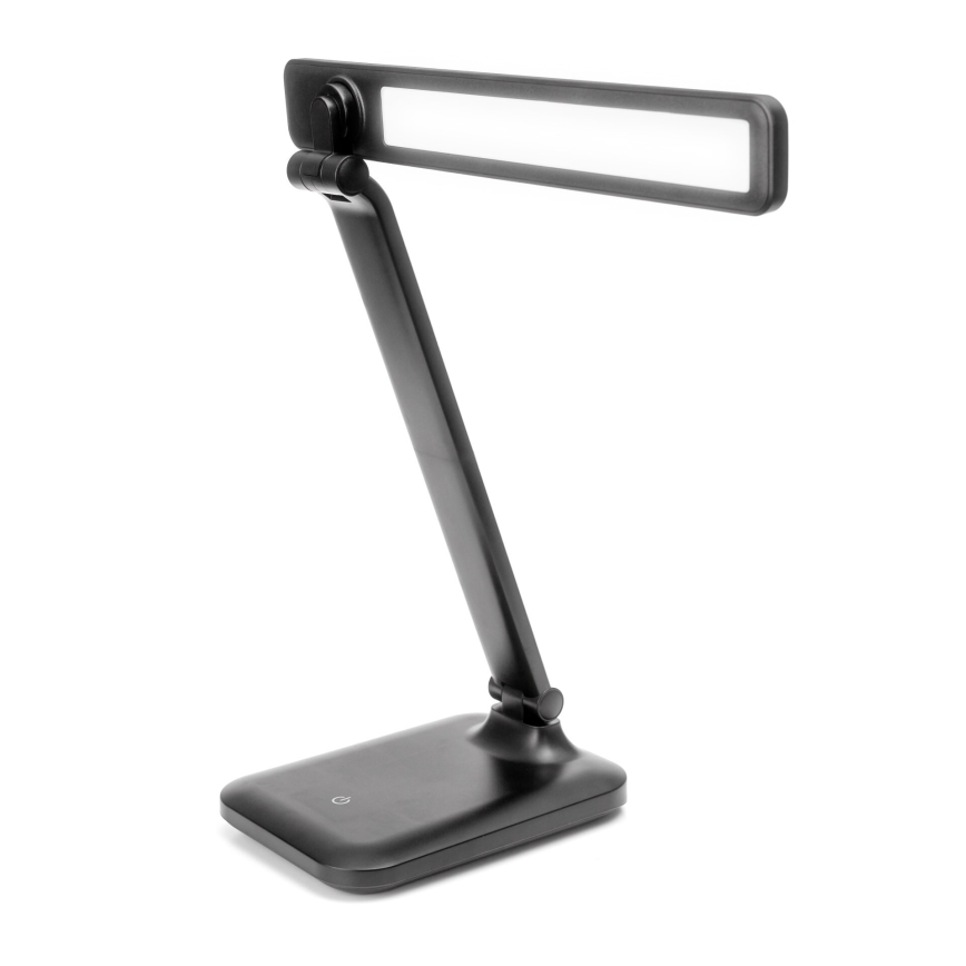 Lampe de table tactile à intensité variable avec charge sans fil et Port USB REMUS LED/5W/230V noir