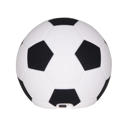 Lampe tactile LED dimmable pour enfants FOOTBALL LED/2W/5V USB 1200 mAh blanc/noir