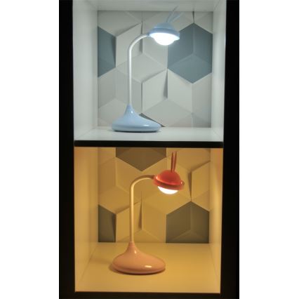 Lampe tactile LED pour enfants RABBIT LED/0,4W/5V 3000/ 6500K bleu+USB