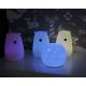 Lampe tactile LED RGB pour enfants BEAR LED/0,8W/5V bleue + USB