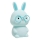 Lampe tactile pour enfants à intensité variable RGBW FLORKA LED/1W/5V USB 1200 mAh lapin bleu