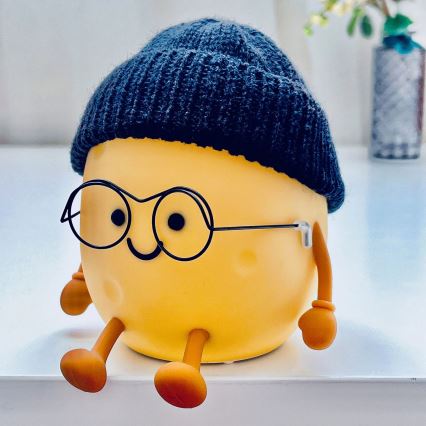 Lampe tactile pour enfants à intensité variable RGBW POTATO LED/2W/5V USB 1200 mAh pomme de terre
