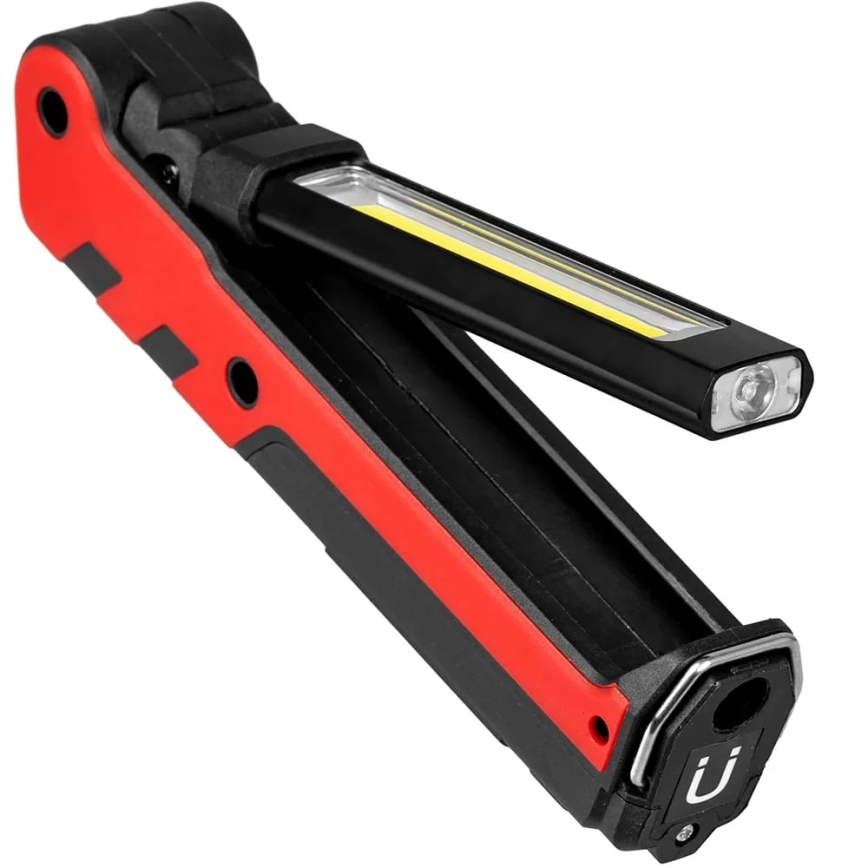 Lampe torche de travail rechargeable LED/5W/5V IPX2 360 brillant 2000 mAh