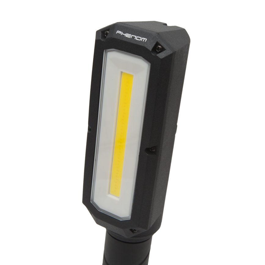 Lampe torche LED/8W/COB/3xAA IP54