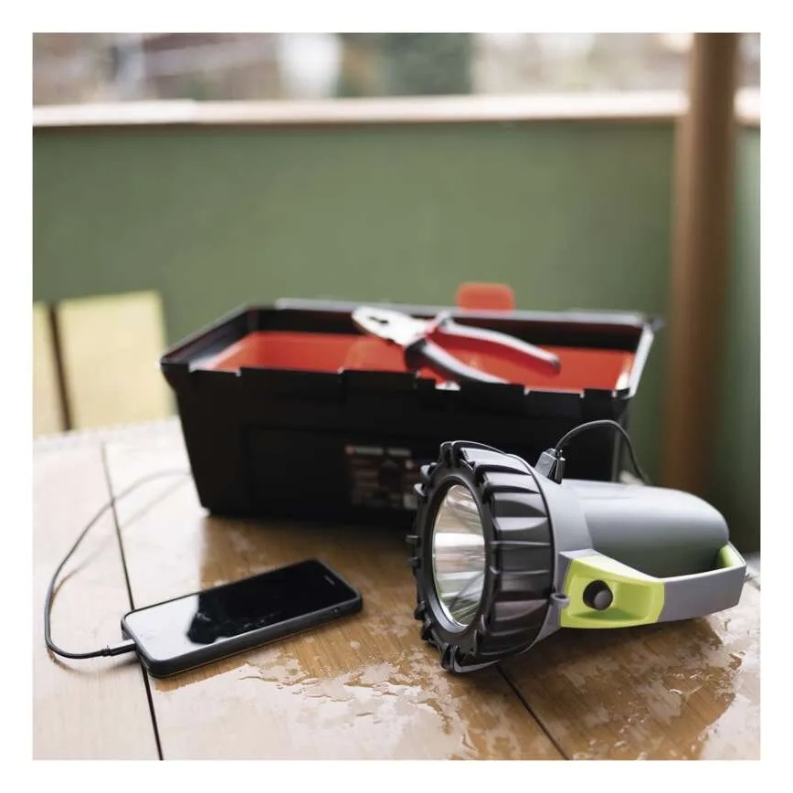 Lampe torche LED rechargeable 3,7V 4000 mAh