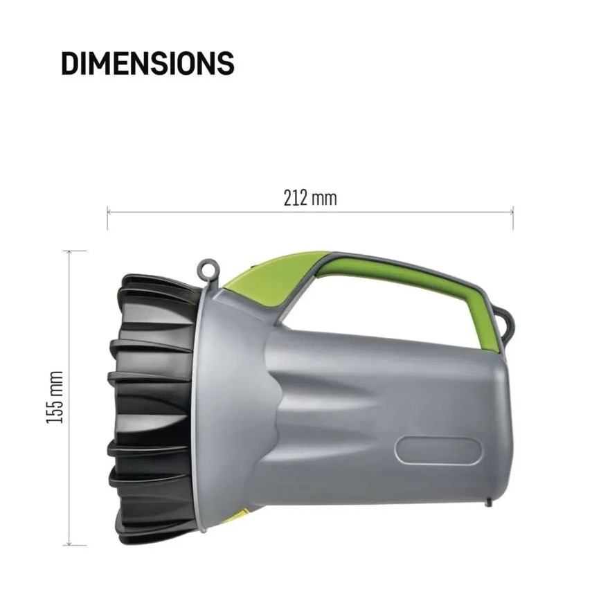 Lampe torche LED rechargeable 3,7V 4000 mAh