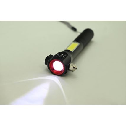 Lampe torche LED rechargeable 3W/5V, 200 lm, 1200 mAh