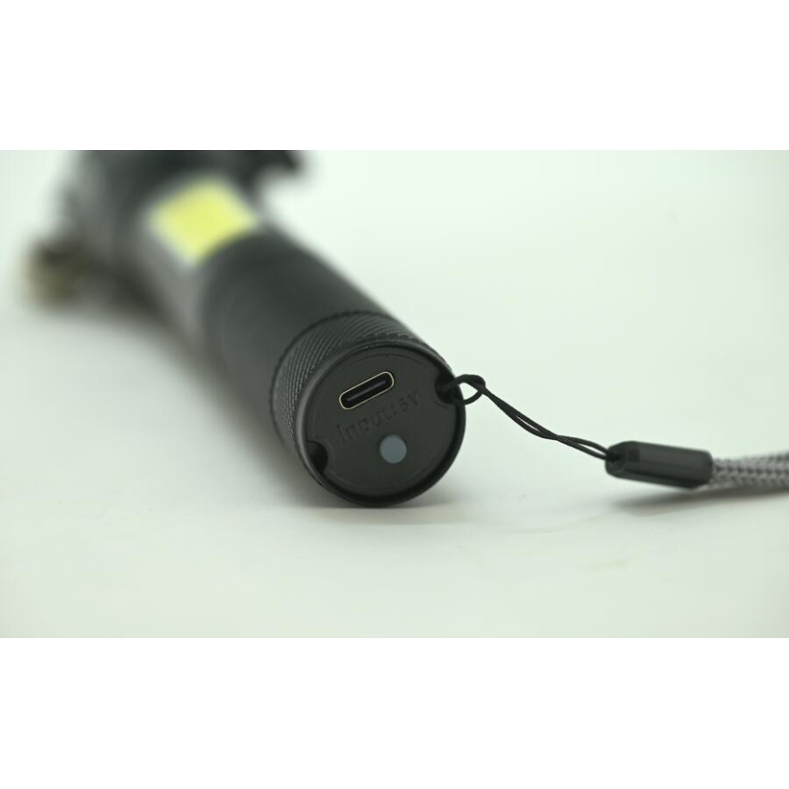 Lampe torche LED rechargeable 3W/5V, 200 lm, 1200 mAh