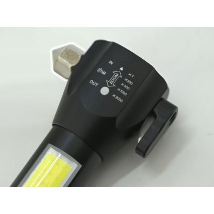 Lampe torche LED rechargeable 3W/5V, 200 lm, 1200 mAh