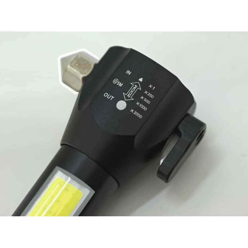 Lampe torche LED rechargeable 3W/5V, 200 lm, 1200 mAh