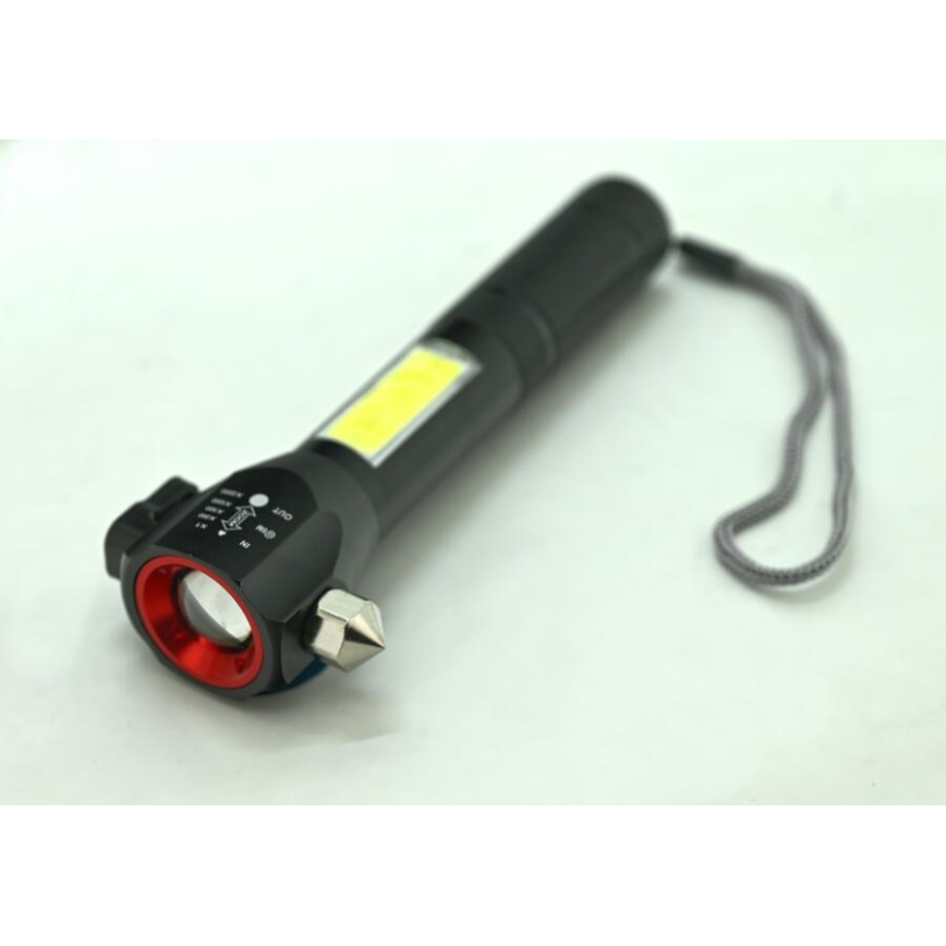 Lampe torche LED rechargeable 3W/5V, 200 lm, 1200 mAh
