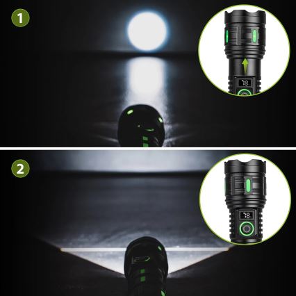 Lampe LED rechargeable dimmable avec fonction powerbank LED/20W/5V IP44 1200 lm 5000 mAh