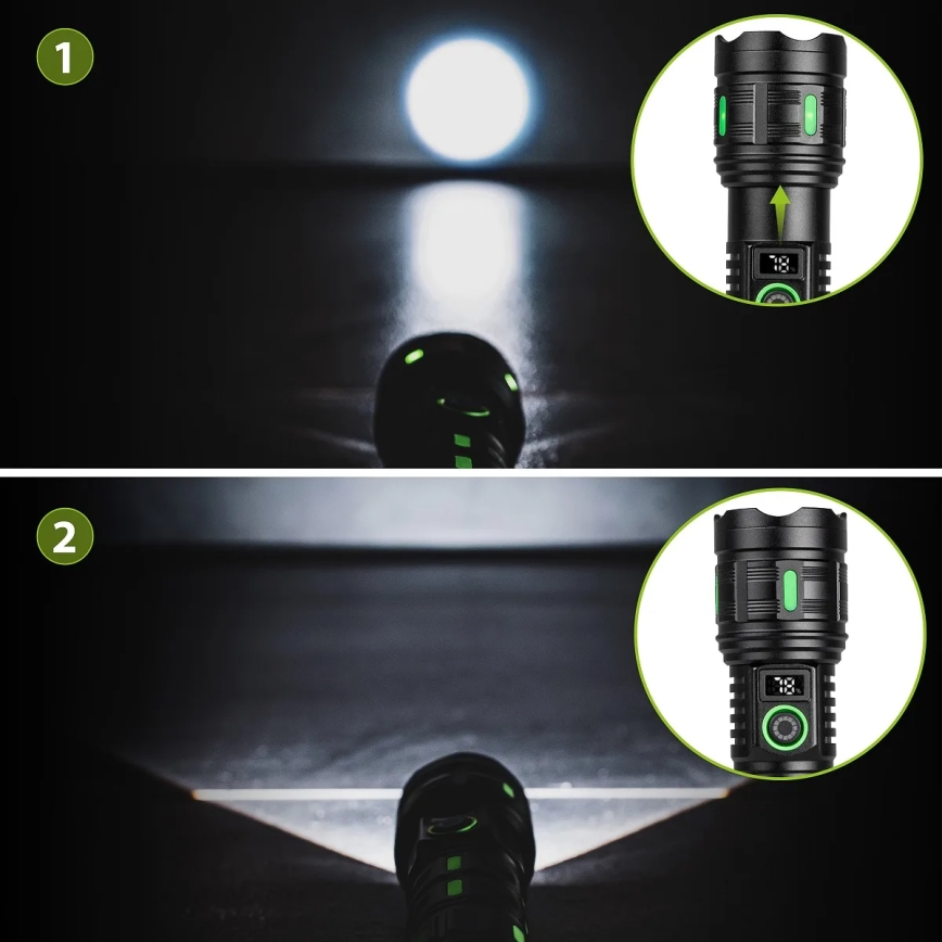 Lampe LED rechargeable dimmable avec fonction powerbank LED/20W/5V IP44 1200 lm 5000 mAh