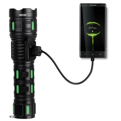 Lampe LED rechargeable dimmable avec fonction powerbank LED/20W/5V IP44 1200 lm 5000 mAh