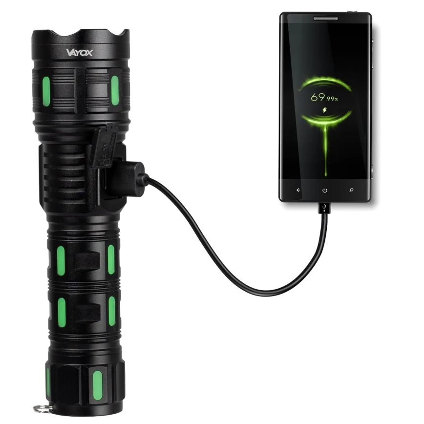 Lampe LED rechargeable dimmable avec fonction powerbank LED/20W/5V IP44 1200 lm 5000 mAh