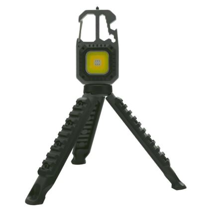 Lampe torche multifonction rechargeable avec support LED/USB-C 400 mAh