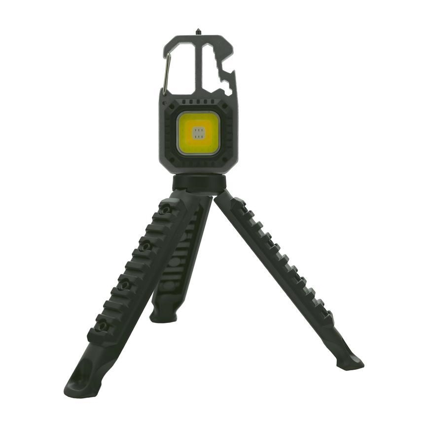 Lampe torche multifonction rechargeable avec support LED/USB-C 400 mAh