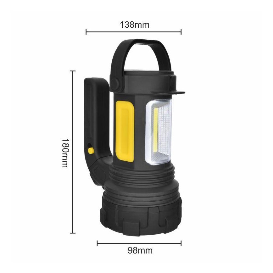 Lampe torche rechargeable 2xLED/5W/4000mA