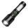 Lampe torche rechargeable à intensité variable avec lumière rouge LED/5W/5V IPX4 260 brillant 2000 mAh
