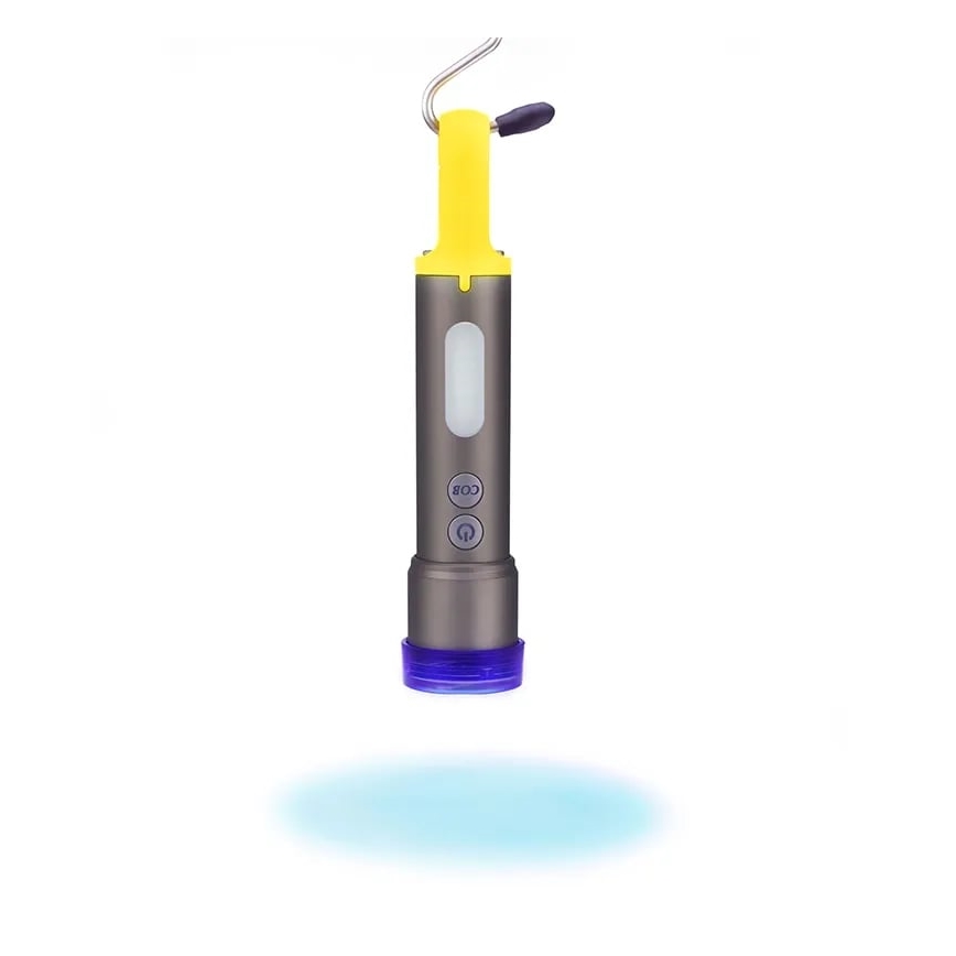 Lampe torche rechargeable à intensité variable LED/10W/5V IPX4 1200 mAh 650 lm