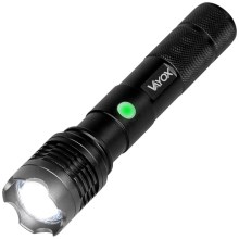 Lampe torche rechargeable à intensité variable LED/10W/5V IPX4 800 lm 4 h 1200 mAh