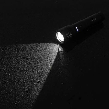 Lampe torche rechargeable à intensité variable LED/20W/5V IPX4 800 brillant 2000 mAh