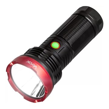 Lampe torche rechargeable à intensité variable LED/20W/5V IPX5 2000 brillant 6000 mAh