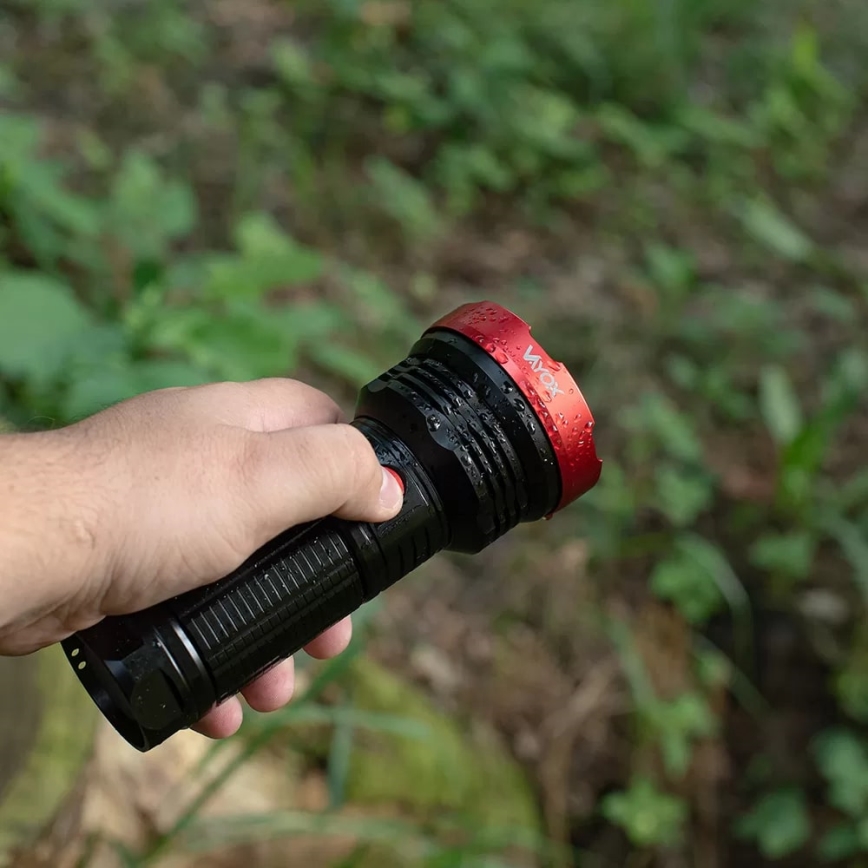 Lampe torche rechargeable à intensité variable LED/20W/5V IPX5 2000 brillant 6000 mAh
