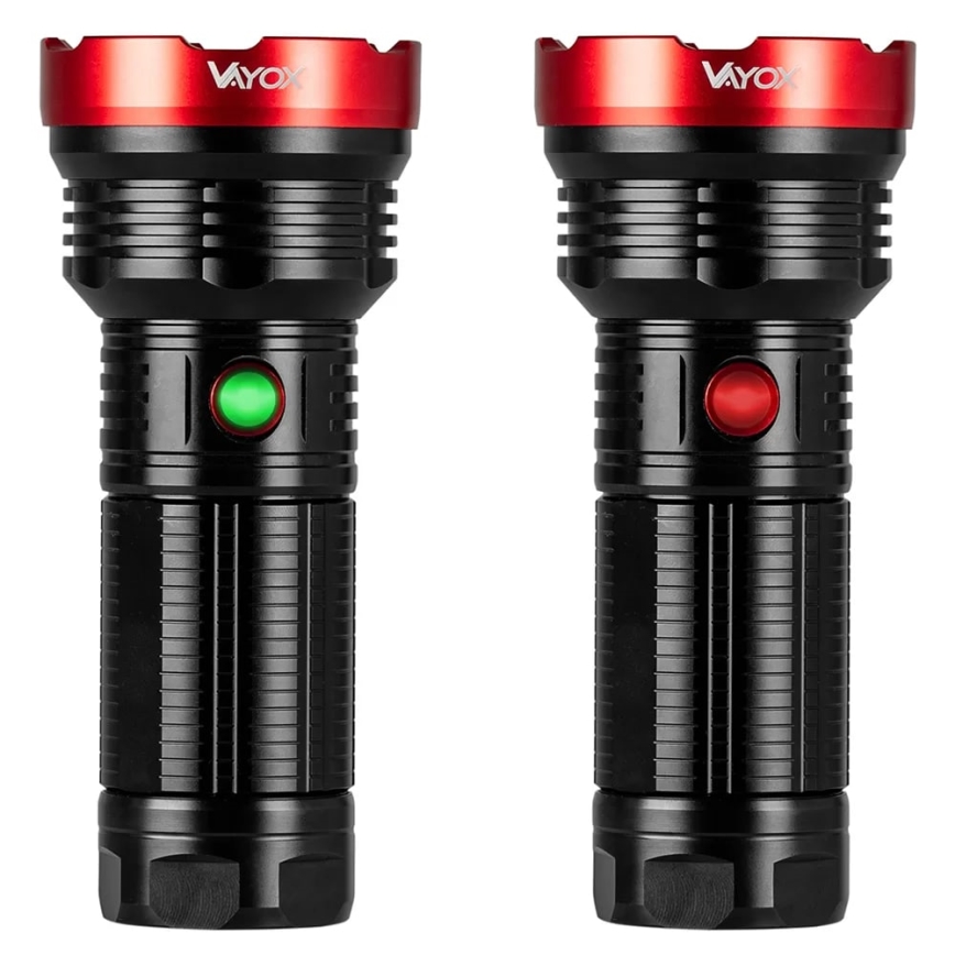 Lampe torche rechargeable à intensité variable LED/20W/5V IPX5 2000 brillant 6000 mAh