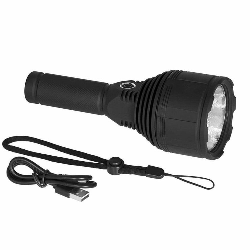 Lampe torche rechargeable à intensité variable LED/30 W/5 V IPX7 3000 brillant 4200 mAh