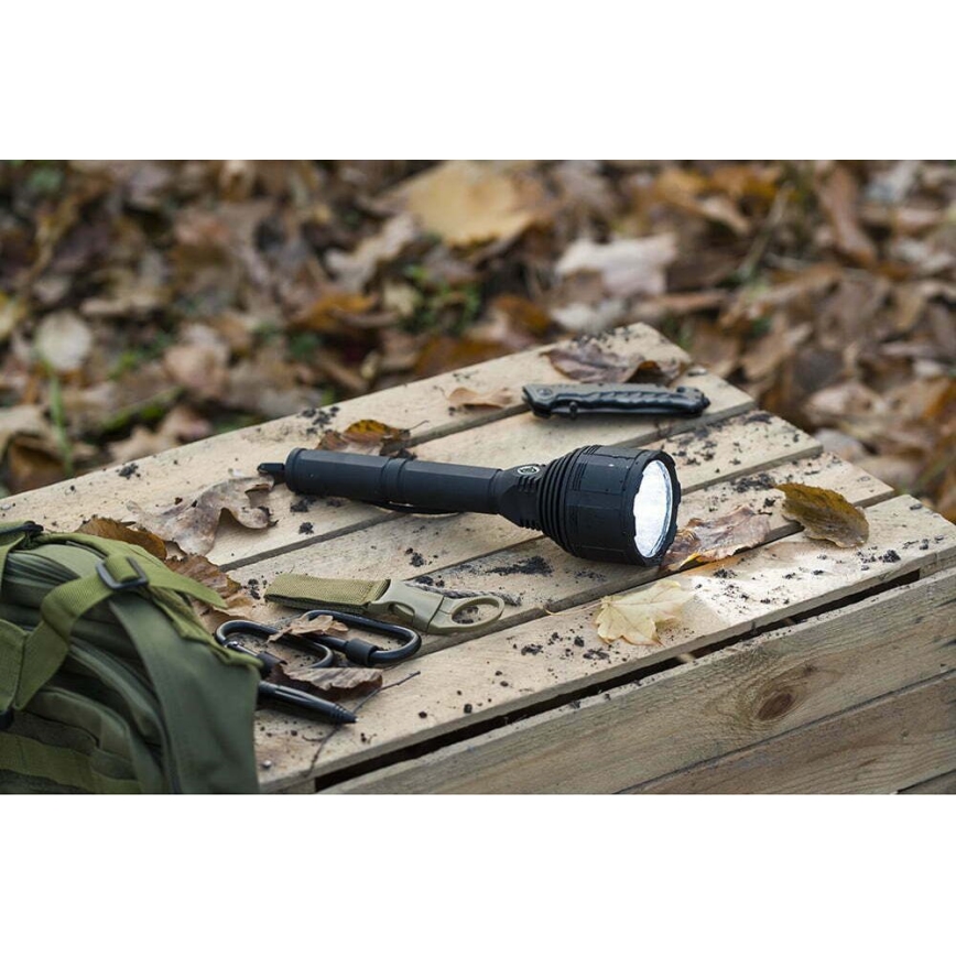 Lampe torche rechargeable à intensité variable LED/30 W/5 V IPX7 3000 brillant 8400 mAh