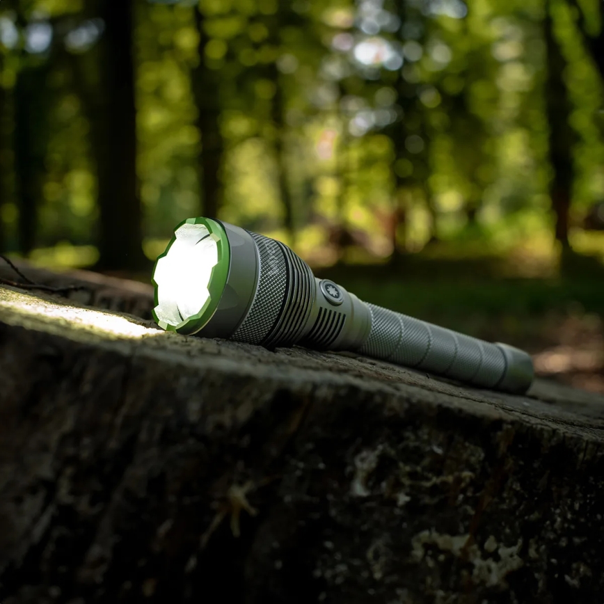 Lampe torche rechargeable à intensité variable avec fonction batterie portative LED/5V IPX7 10000 brillant 2600 mAh