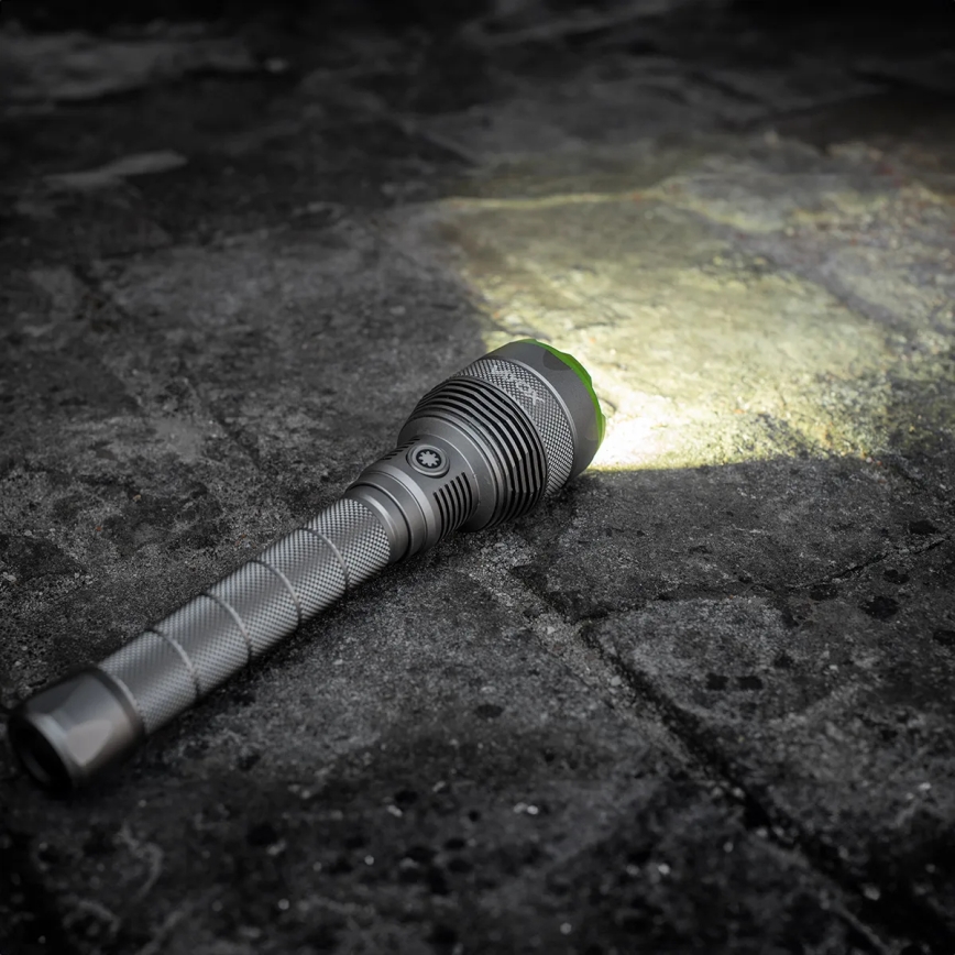 Lampe torche rechargeable à intensité variable avec fonction batterie portative LED/5V IPX7 10000 brillant 2600 mAh