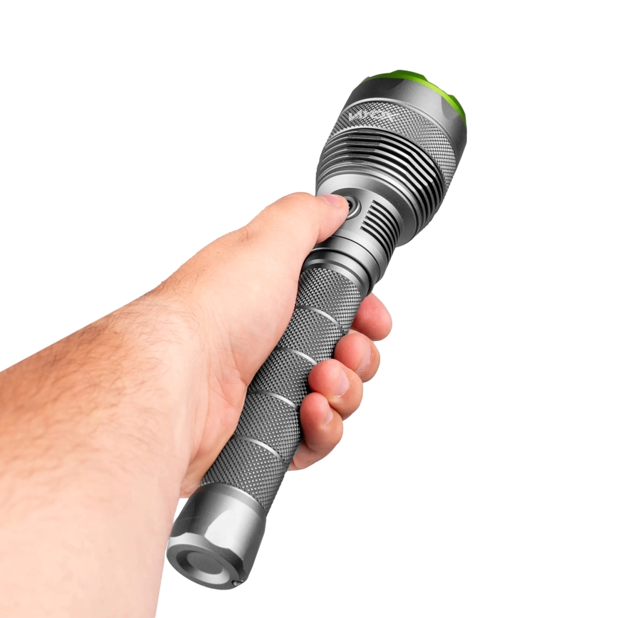 Lampe torche rechargeable à intensité variable avec fonction batterie portative LED/5V IPX7 10000 brillant 2600 mAh