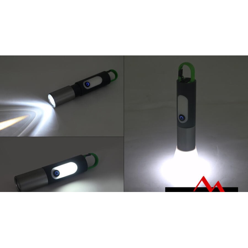Lampe torche rechargeable LED/10W/3,7V 750 lm 10h