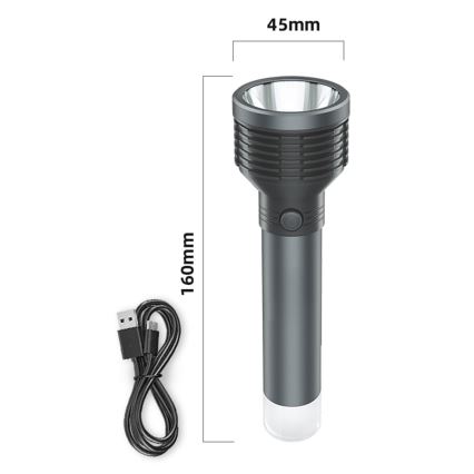 Lampe torche rechargeable LED/4,5W/3,7V 1200 mAh